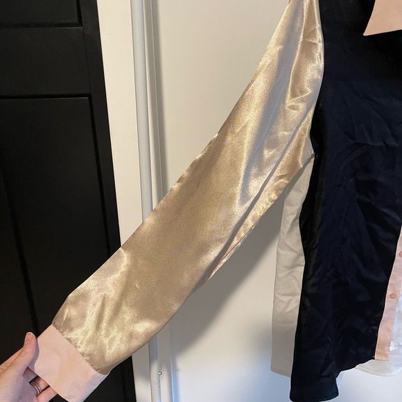 Calvin Klein Color Block Blouse - Picture 5 of 7